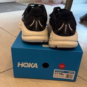 Hoka Bondi Sneakers for Women  in Black and White